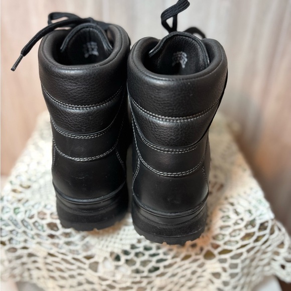 L L Bean Black Leather Gore Tex Ankle Boots - Picture 4 of 10